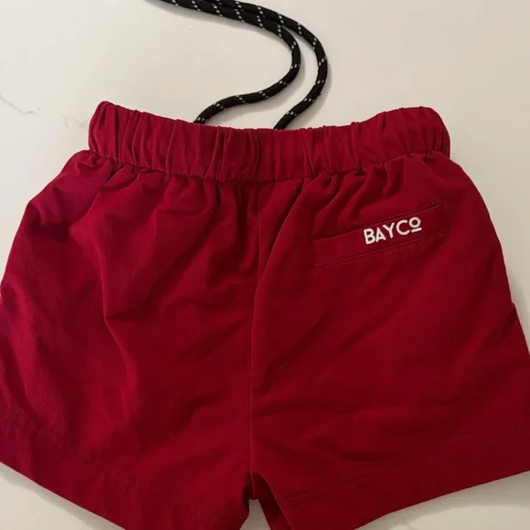 Bayco Kids' Red Swim Trunks - Picture 3 of 4
